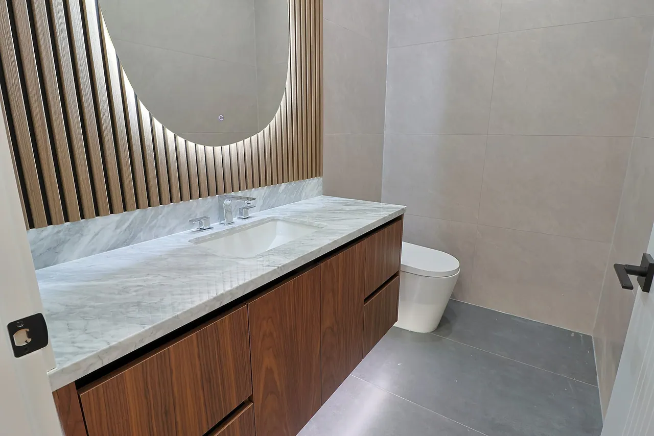 Modern home · Powder room