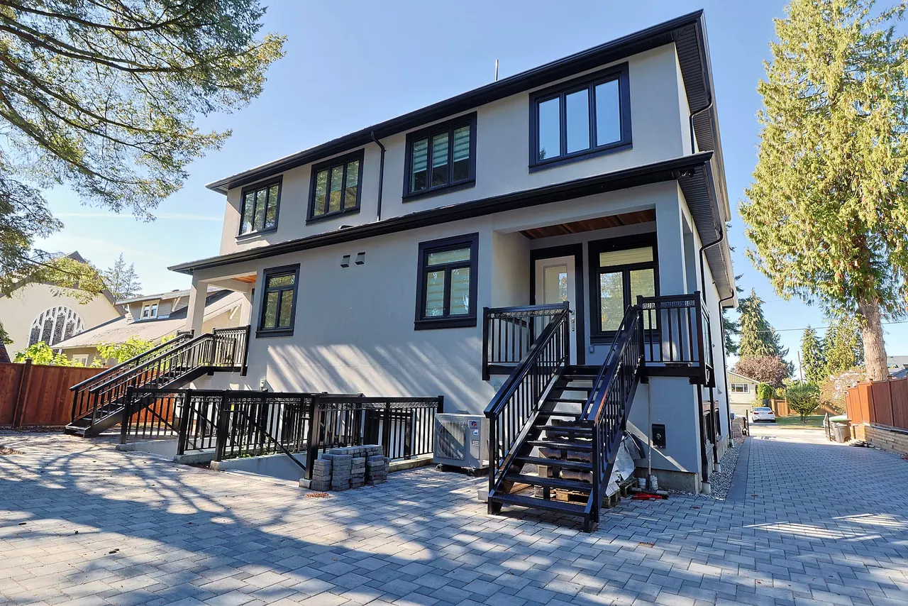 Rear of the duplex