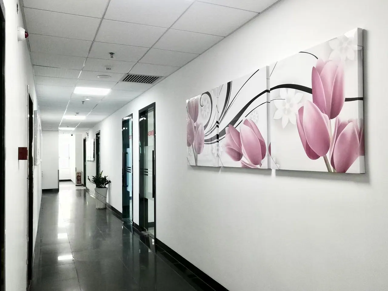 Office corridor