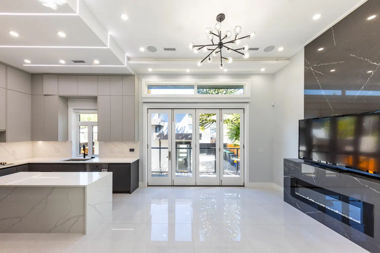 Living and dining room