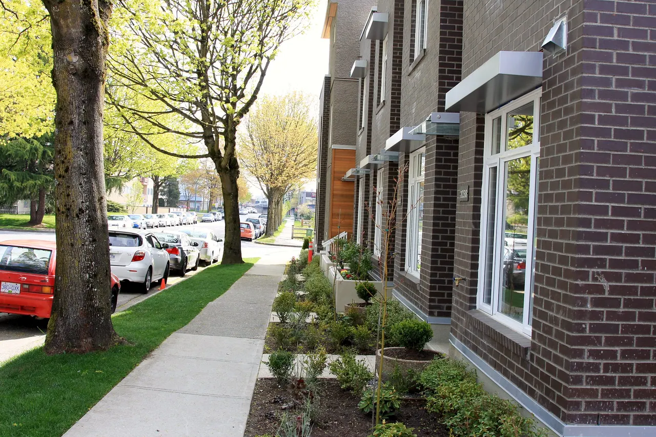 Front walk and landscaping