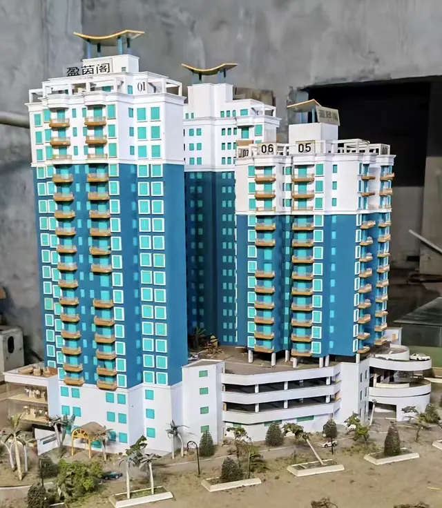 Original scale model of Yingfeng Building